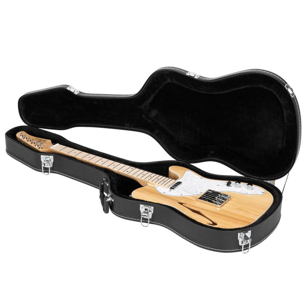 Glarry Popular ST& TTL Type Electric Guitar Carrying Case Hardshell Lockable