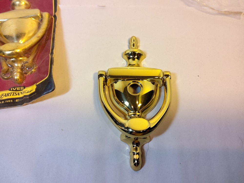 4 solid brass door knockers NEW