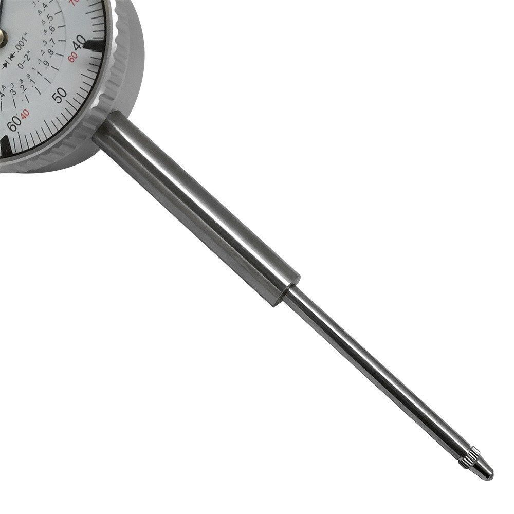 0-2 Inch Dial Indicator Travel Dial Indicator .001 Grad Lathe Precision Tool