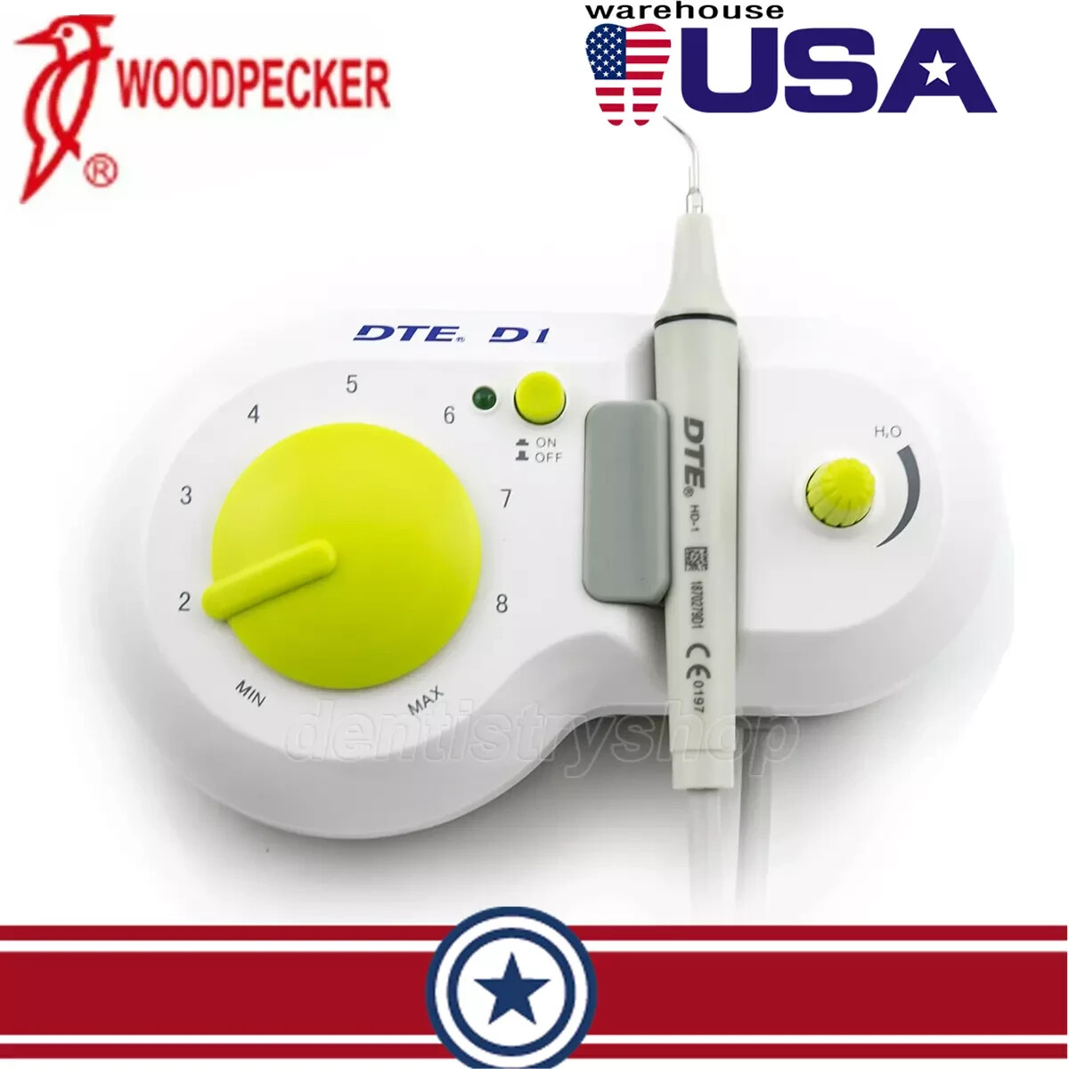Original Woodpecker DTE D1 Dental Ultrasonic Scaler Satelec Cavitron 110V