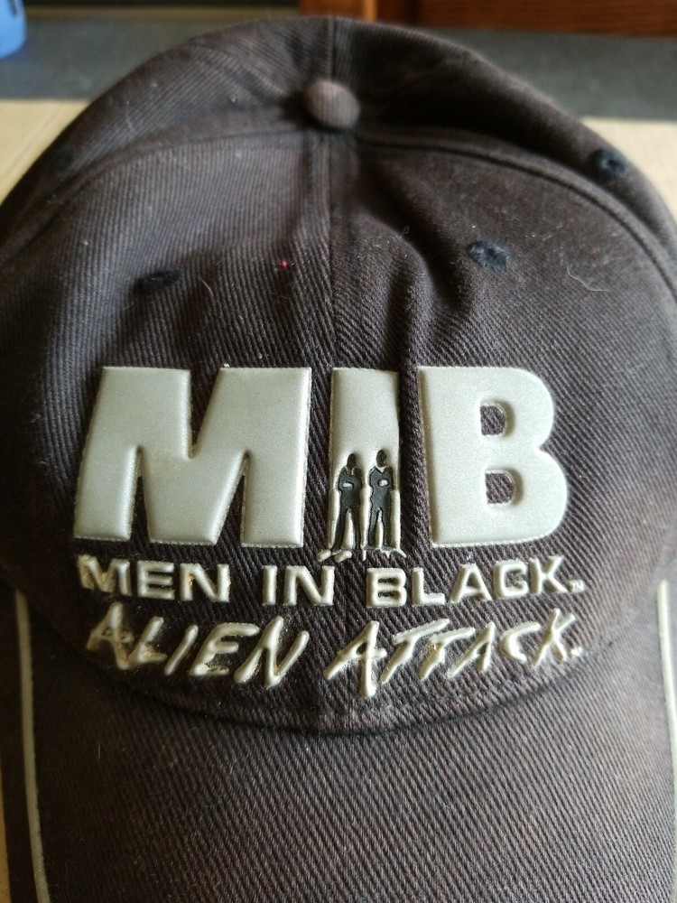 Men In Black Alien Attack Universal Studios Florida Fitted Hat Cap M/L