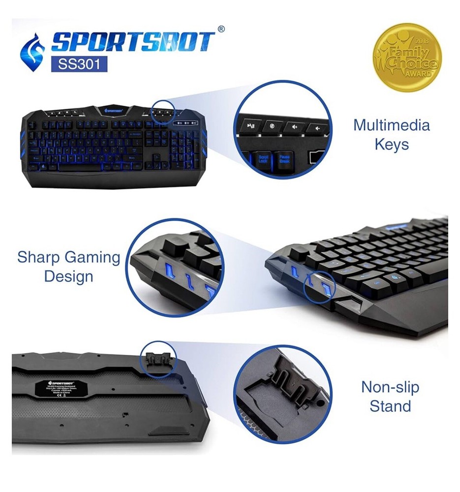 Keyboard & Mouse - Led - Gaming headset -