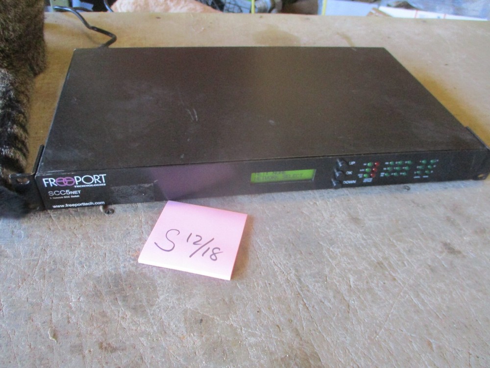 Used Freeport SCC5NET 5 network SCC Switch