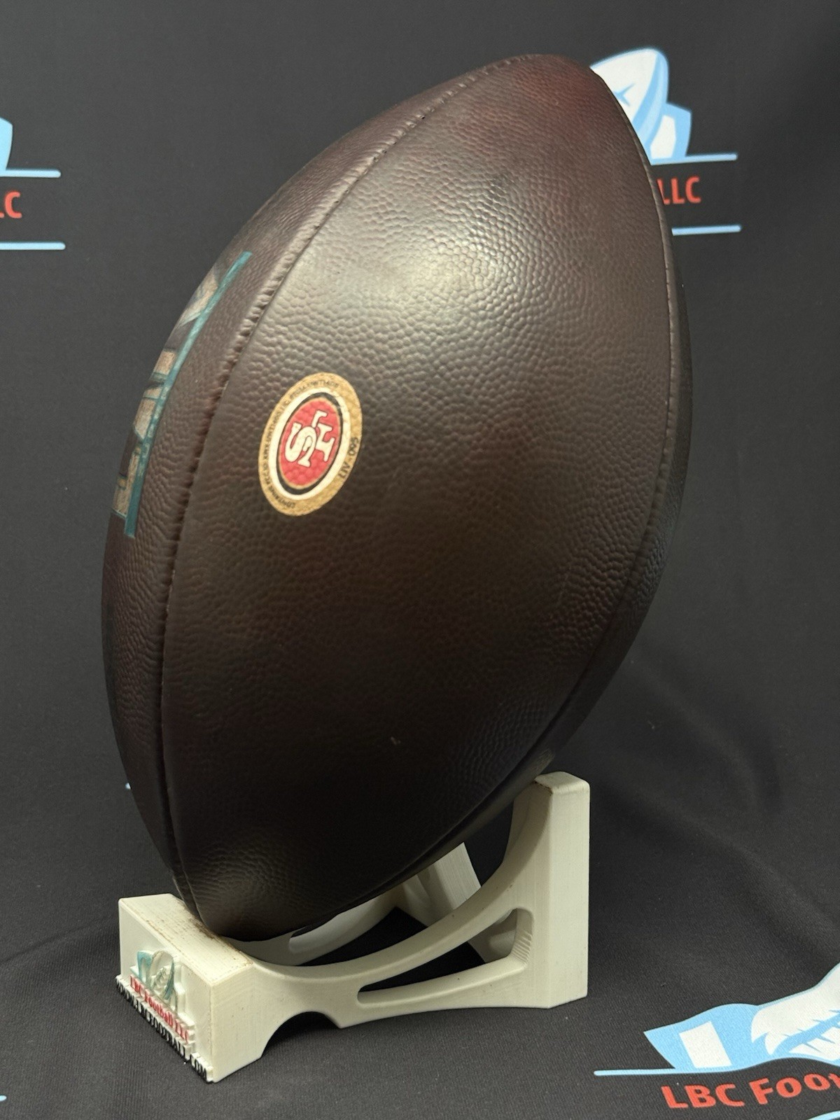 San Francisco 49ers Game Issued Super Bowl LIV Game Ball# 095 w/ 49ers COA