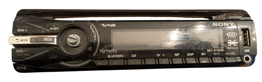 Sony MEX-BT38UW MISSING VOLUME KNOB -  FACEPLATE ONLY