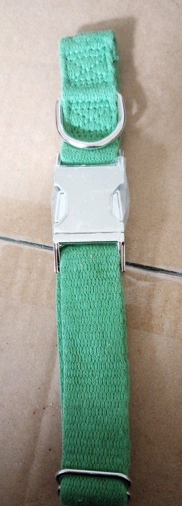 2 Dog Collars Heavy Duty Medium Adjustable Quick Release Durable Non Allergenic