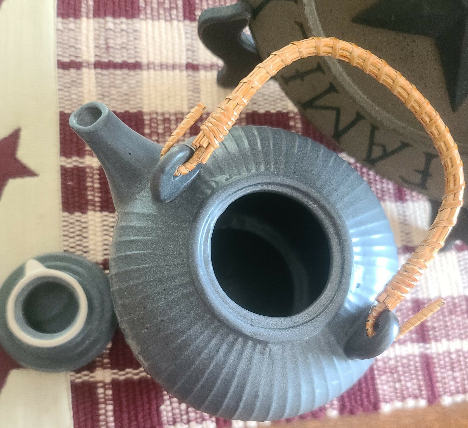 Artisanal Kitchen Supply ~ Soto ~ Teapot ~ Ash in Color ~ Stoneware