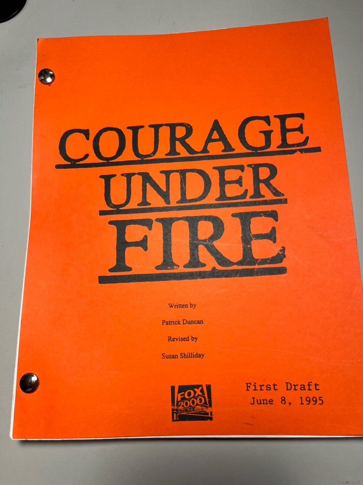 Courage Under Fire - original feature screenplay