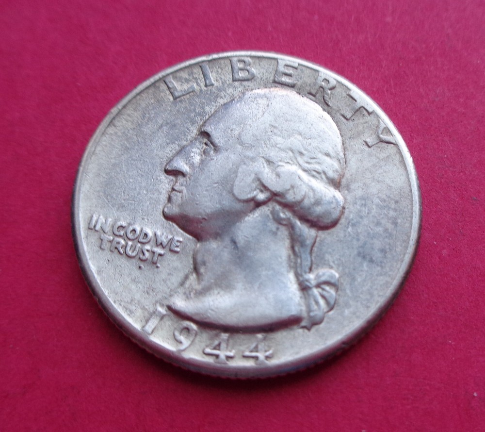 1944 SILVER WASHINGTON QUARTER