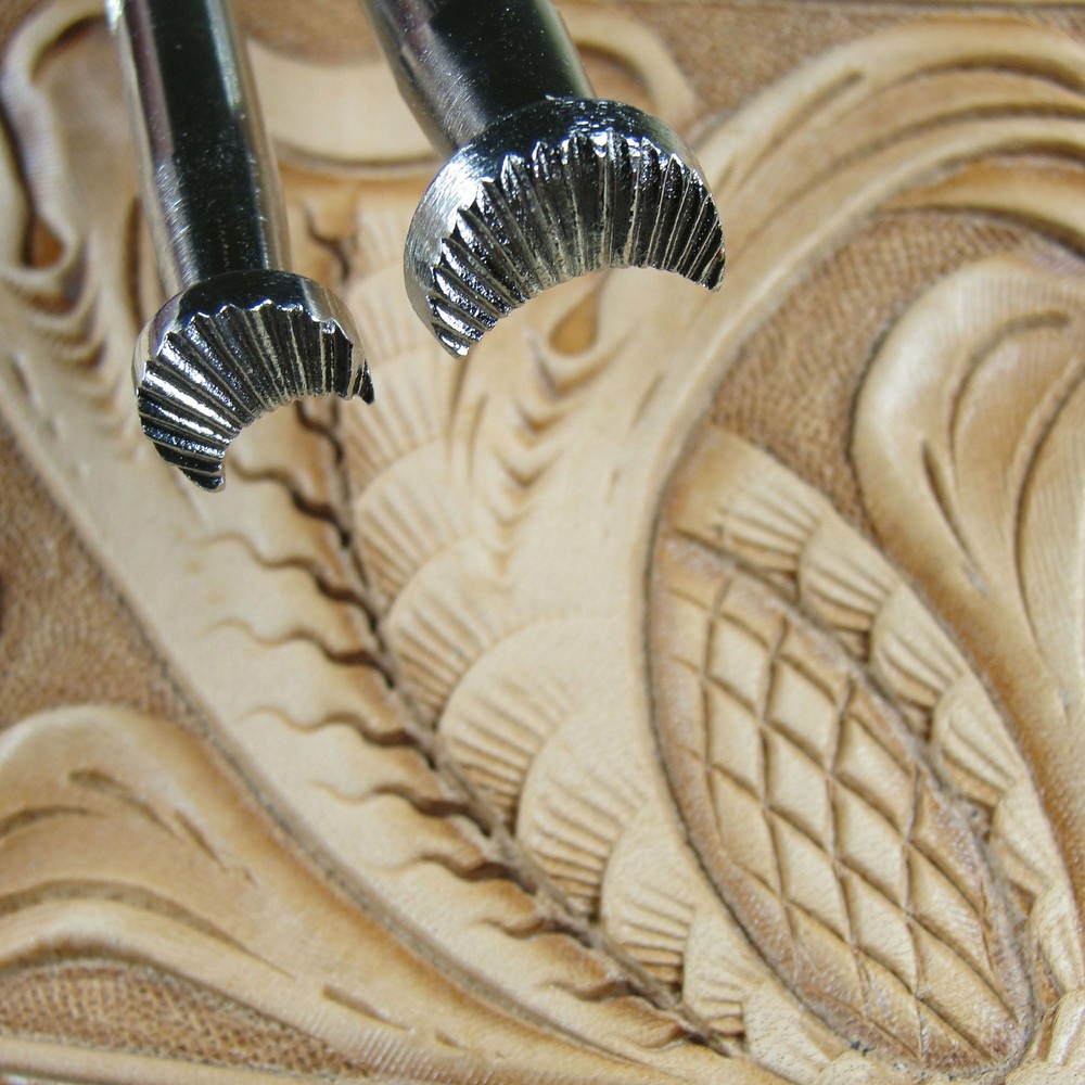 Leather Stamping Tools - #C830/C831 Camouflage Stamp Set