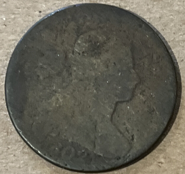 1802 DRAPED BUST LARGE CENT  UNCERTIFIED #c18