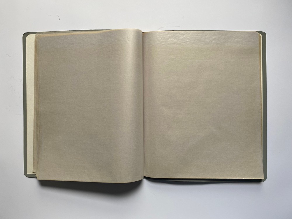 VINTAGE HARCO MINT SHEET FILE - CAPACITY 14 PAGES 3 POCKETS 11.5" x 9.5"