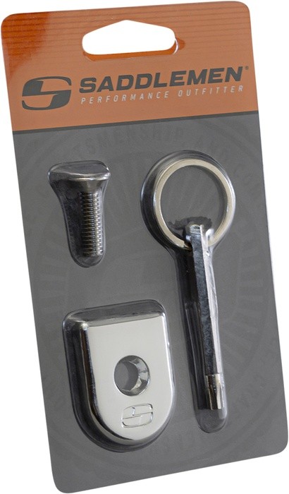 Saddlemen Security Seat Screw Chrome 8mm x 1.25