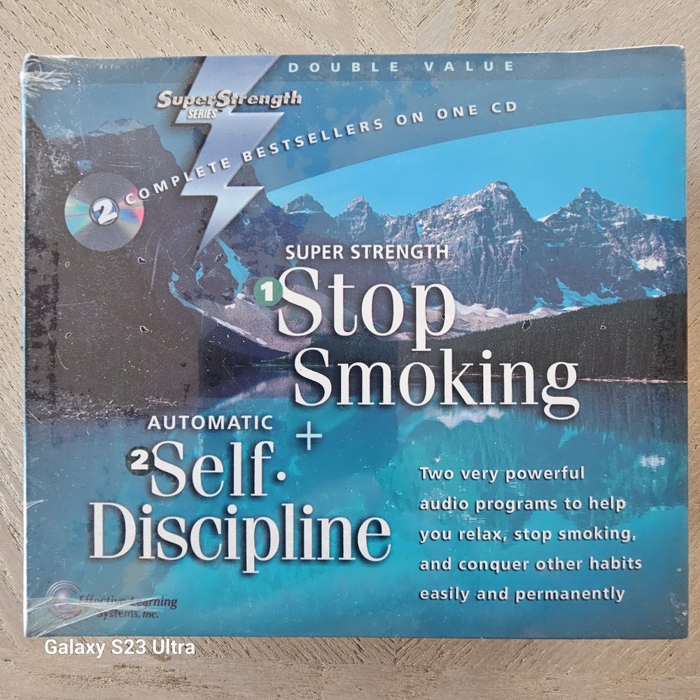 Bob Griswold - Stop Smoking & Automatic Self Discipline 2 CD Set Self-help NEW