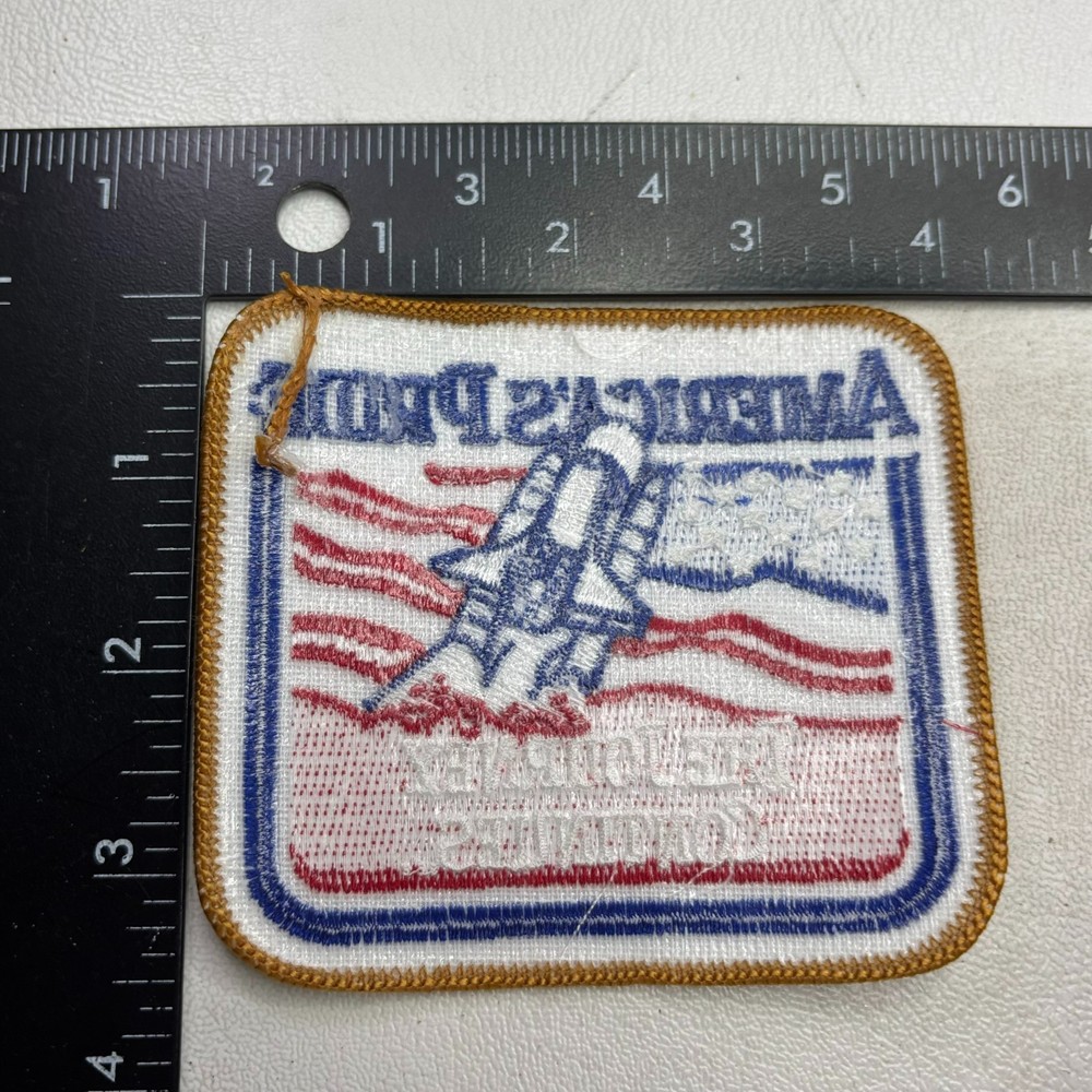 NASA SPACE SHUTTLE PROGRAM Patch America's Pride The Journey Continues 50ay