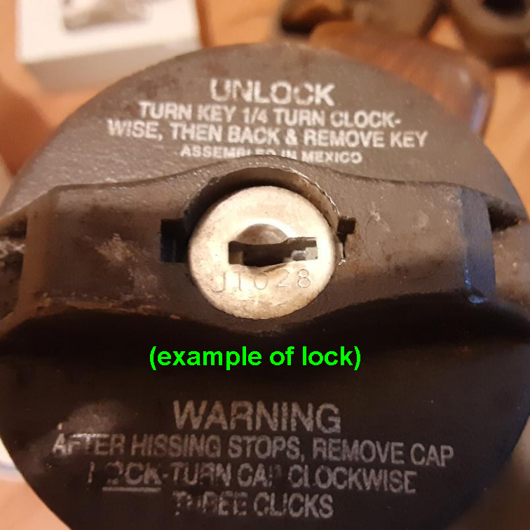 (2) Stant Gas Cap Keys Cut to Key Code JT001 - JT100 - Licensed Locksmith