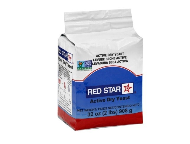 2 Pack Red Star Active Dry Yeast Non GMO 32oz /ea,  Exp 05/2025