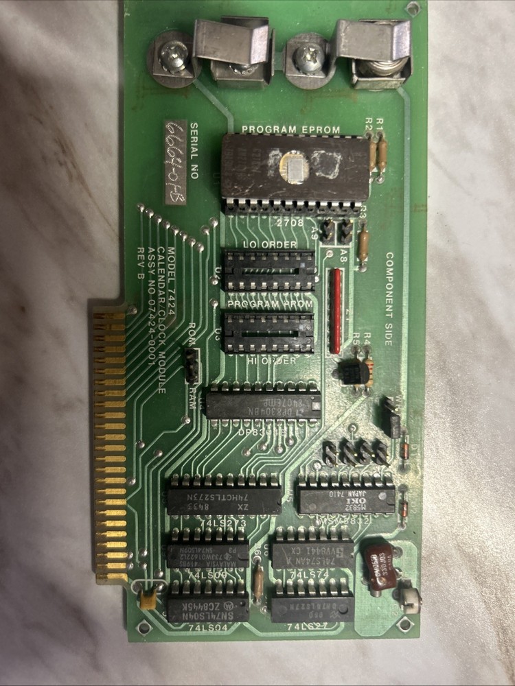 Rare Vintage Apple ll Programmable EPROM clock in calendar module