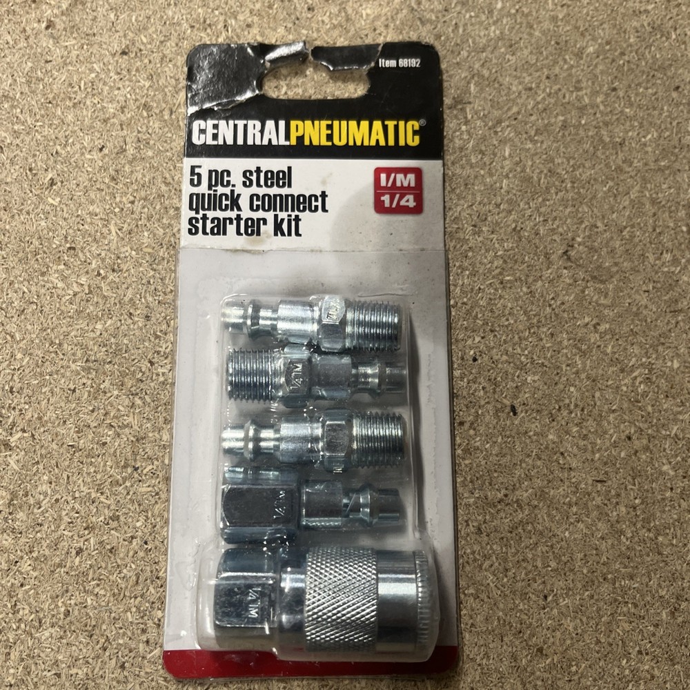 Industrial Quick Coupler and Plug Set, 5 Piece