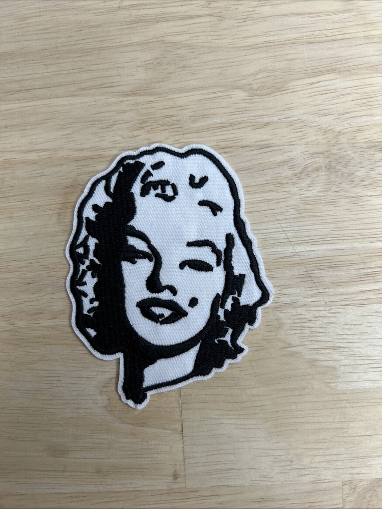 Marilyn Monroe Embroidered Iron On Patch