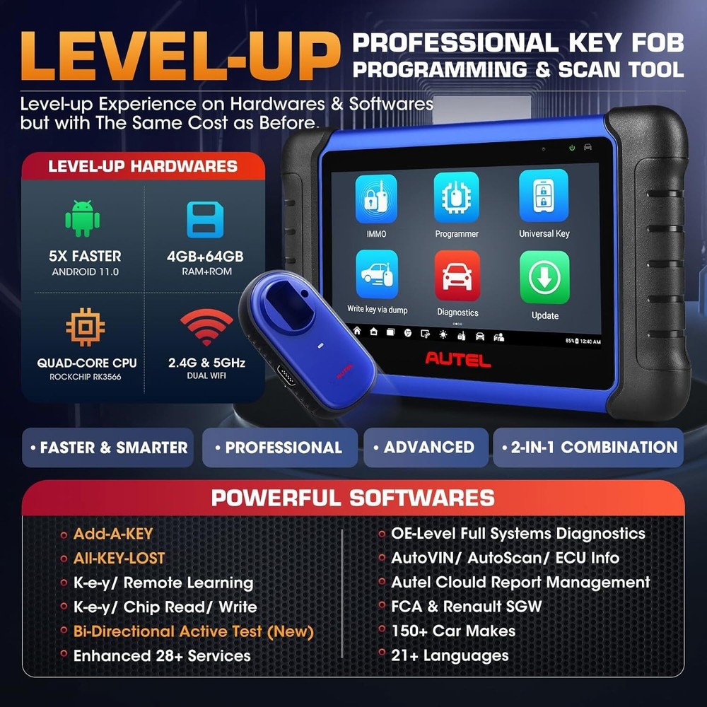 2026 Autel MaxiIM IM508S IMMO Key Programming Tool All System Diagnostic Scanner