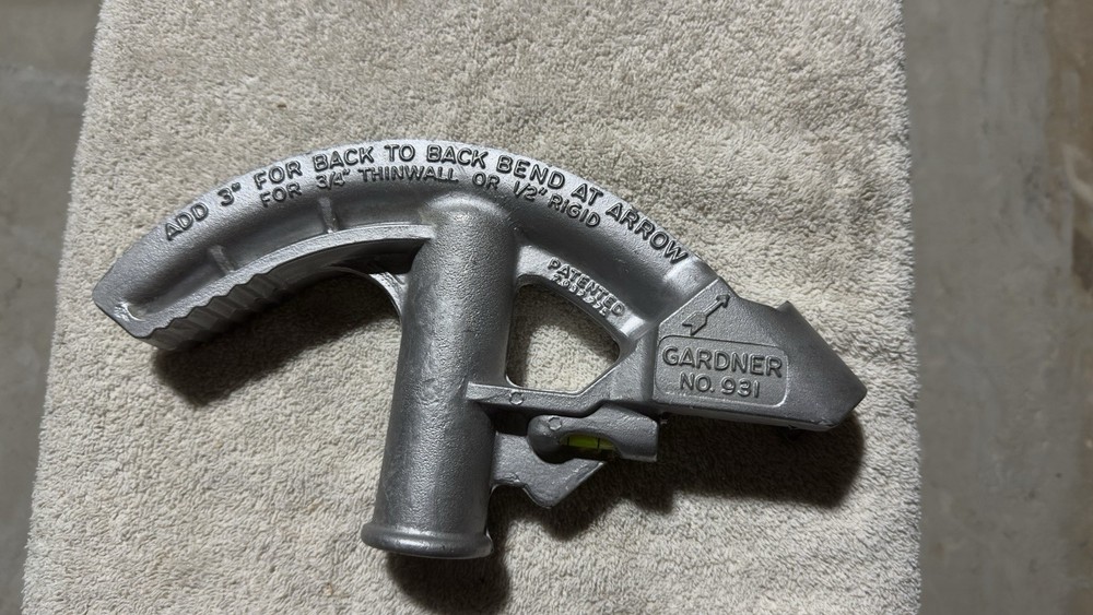 Gardener Lightweight Thin wall Bender No.931