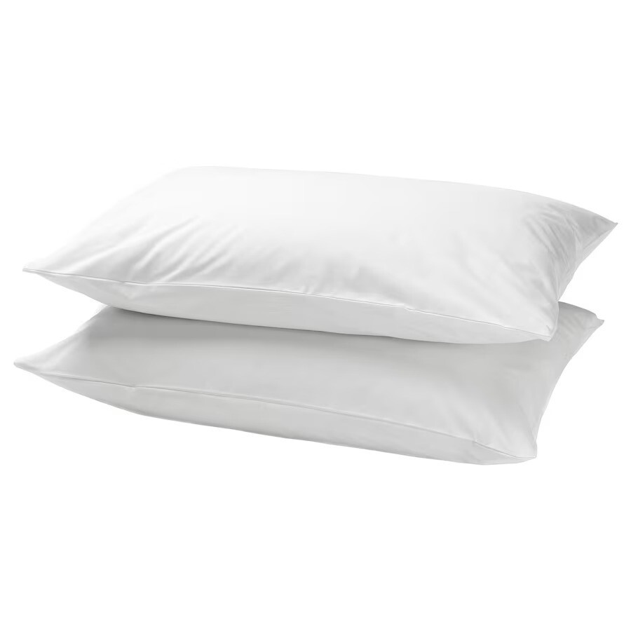 ! FACTORY SALE ! KING SIZE WHITE SOLID PILLOW CASES , MICROFIBER, SOFT, COOLING
