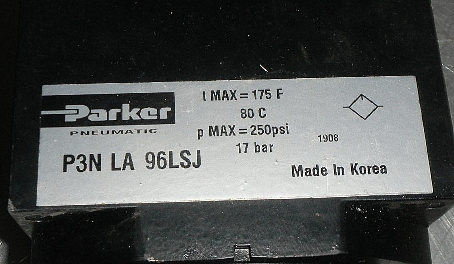 PARKER P3NLA96LSJ P3N ¾” LUBRICATOR (MISSING SIGHT DOME)