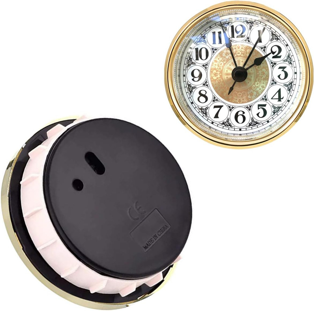 Mini Quartz Clock Insert 2.8 Inch (70 Mm) round Quartz Movement Miniature Clock