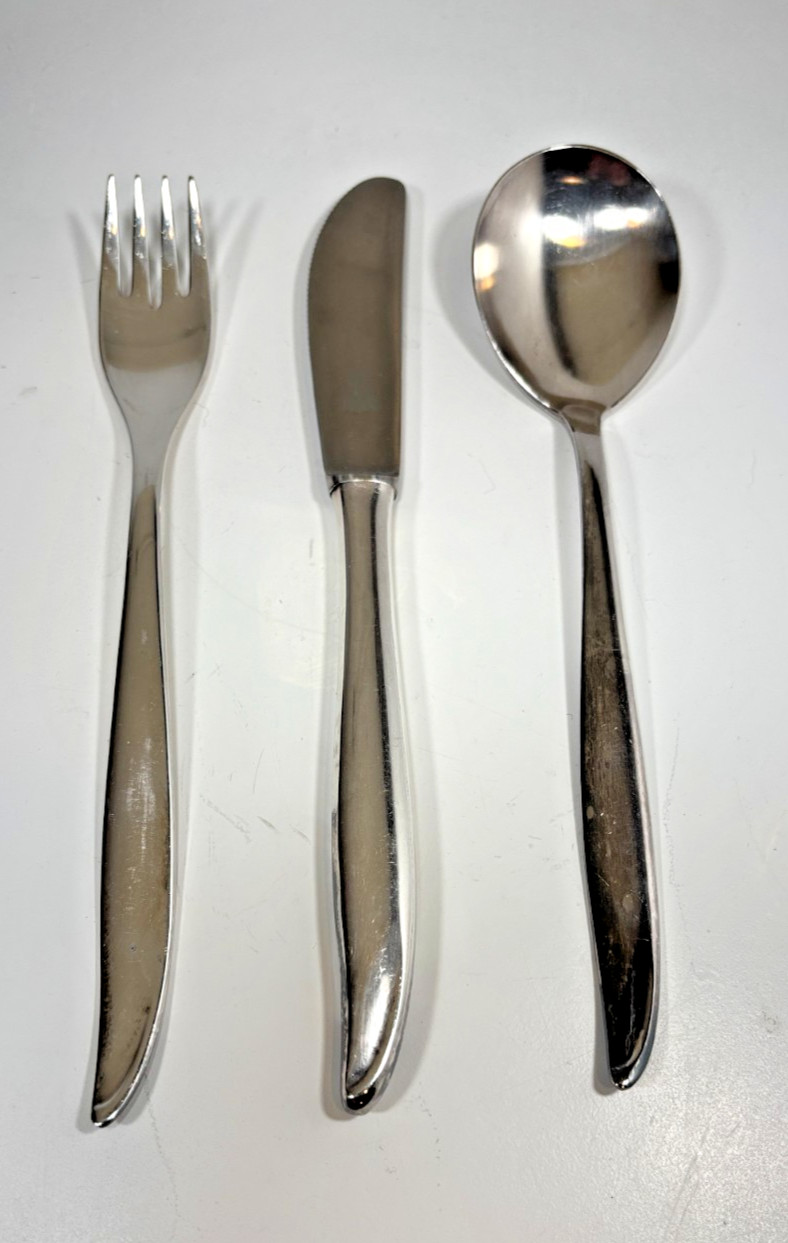 Vintage Ebel Solingen MCM Silverplated 120 Flatware Set Lot 64 Pieces with Chest