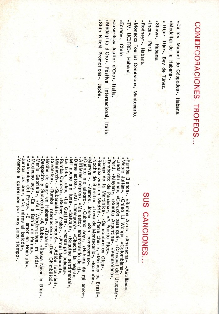 ARMANDO ORECHIFE INSCRIBED Signed AUTOGRAPH PROGRAM ORIG MA8