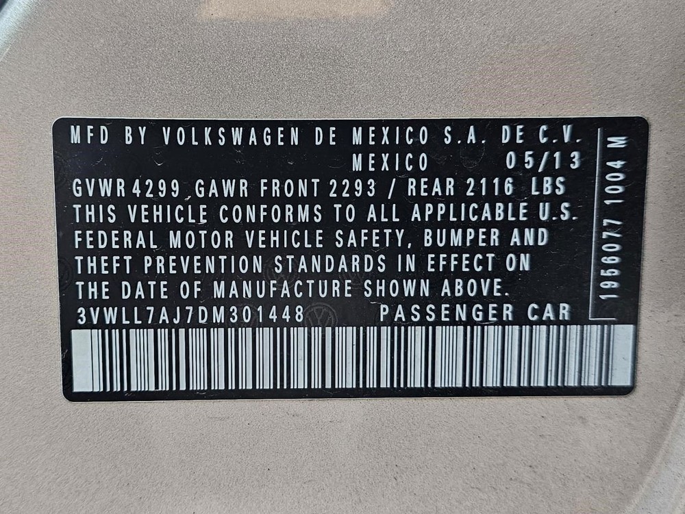 JETTA 2013 Jack 2389882