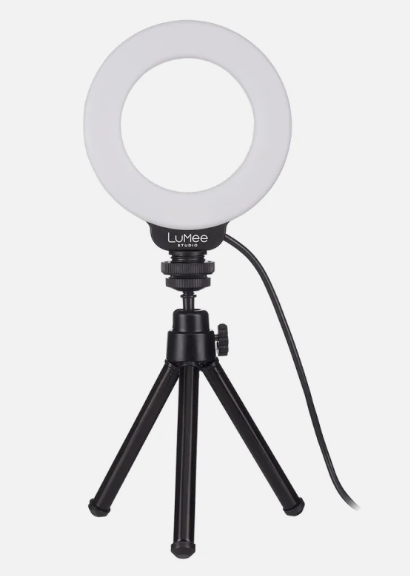 LuMee Studio 4’’ Mini Ring Light with TriPod Stand for Influencers creators