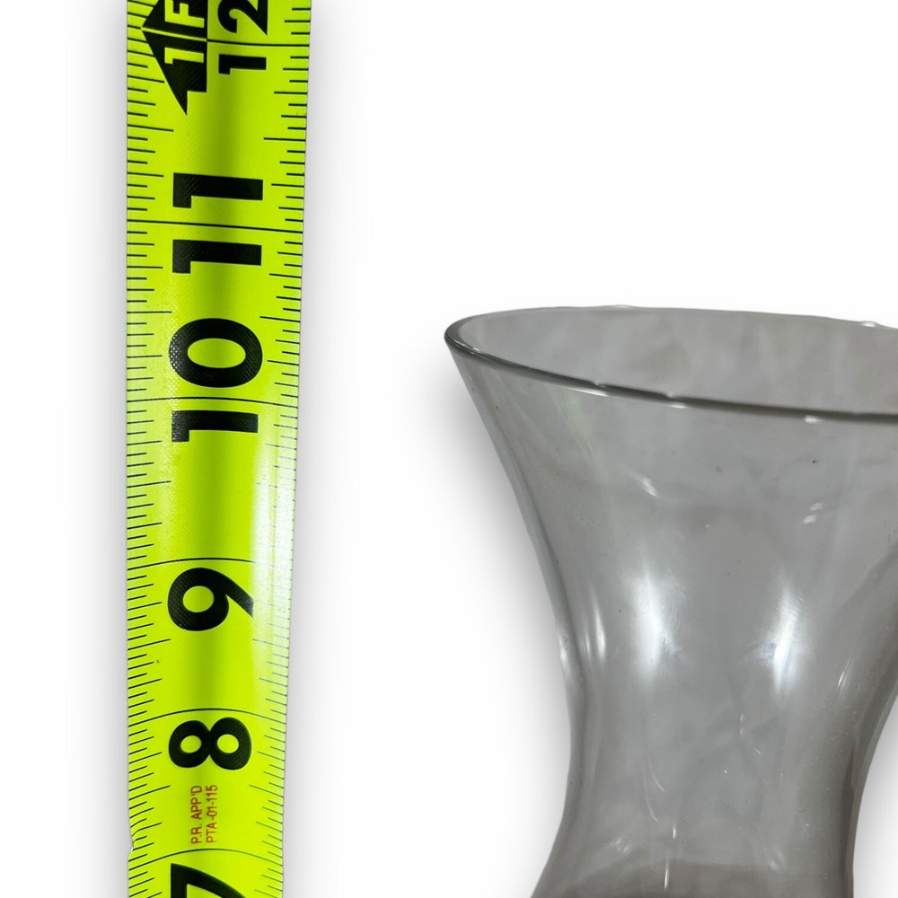 VINTAGE GLASS WINE DECANTER WITH SILVER FUNNEL