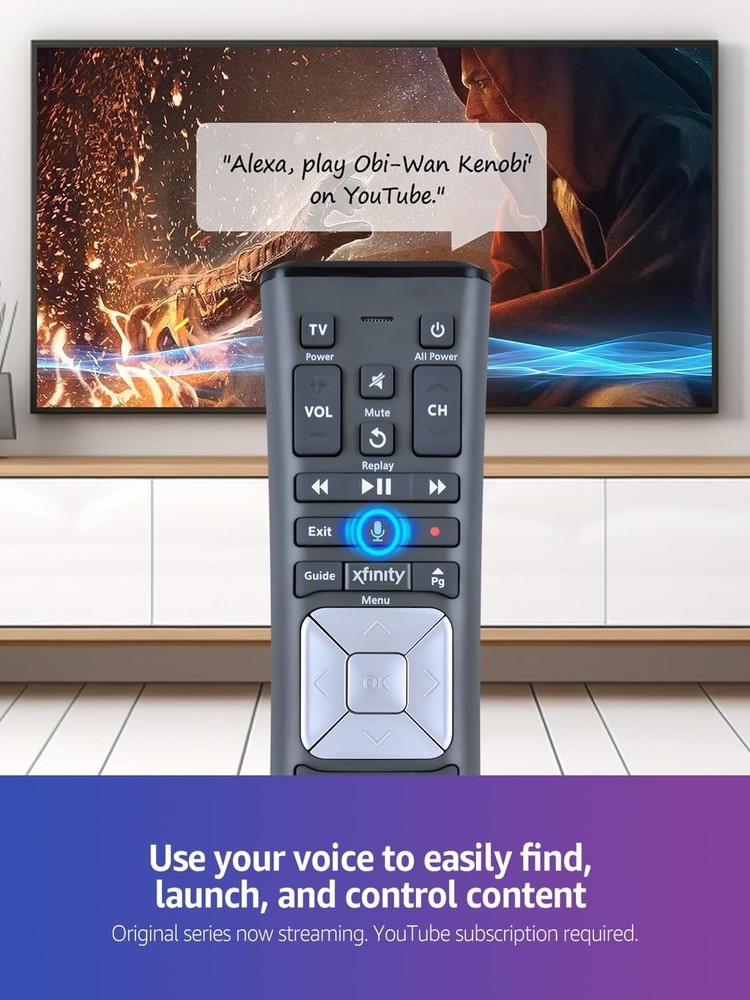 New Replacement Xfinity XR11 Voice Remote Control for XFinity Comcast Black
