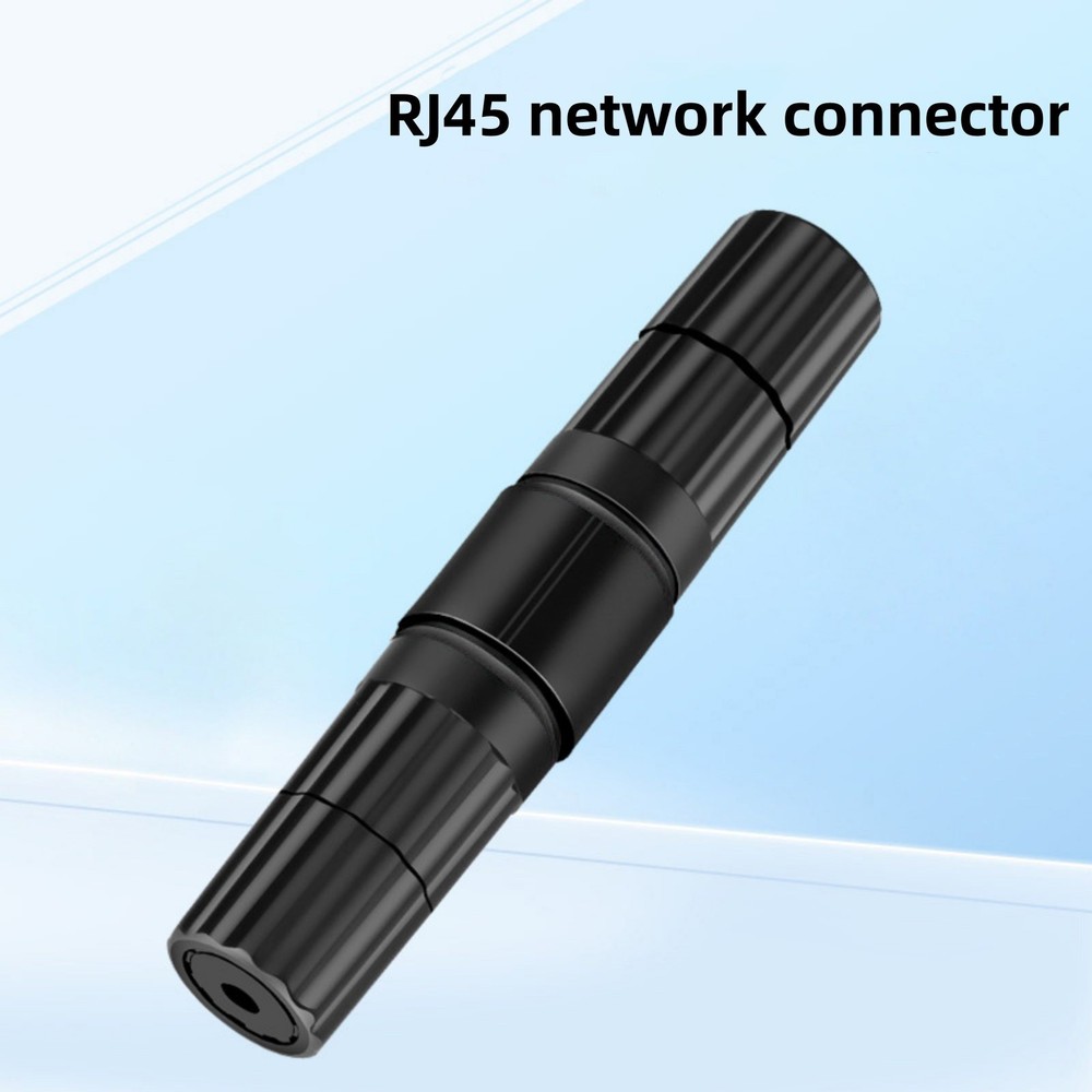 PVC 3x RJ45 Outdoor Shielded Network Ethernet Cable Extender Coupler