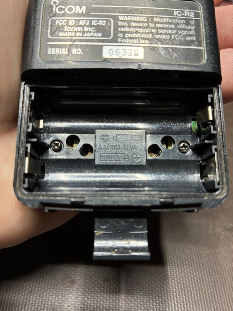 Icom IC-R2 Communications Receiver, Tested Working