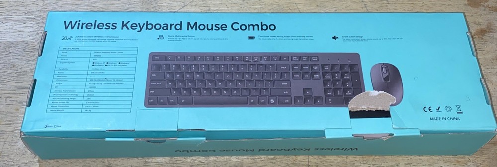 KM6900 Wireless Keyboard and Mouse Combo Black