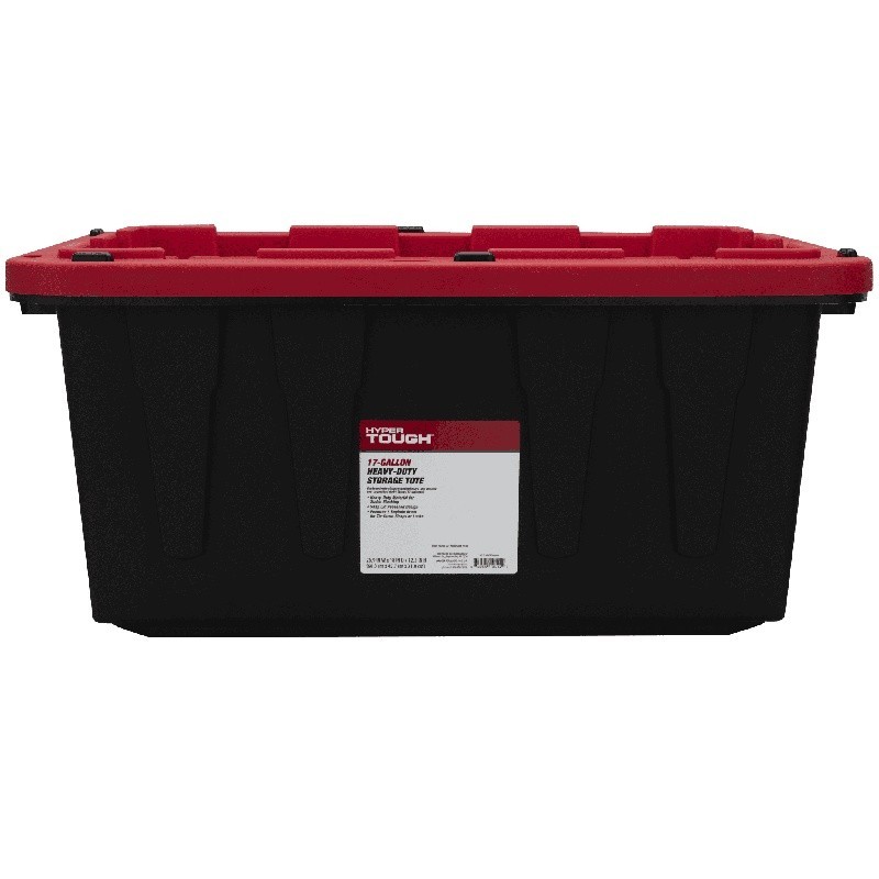 Durable Stackable Storage Tote Box W/ Snap Lid Organizing Household Items New