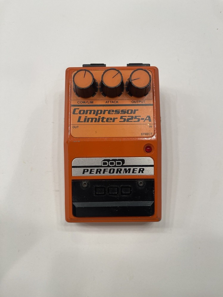 DOD Digitech 525-A Performer Compressor Limiter Guitar Effect Pedal + PSU