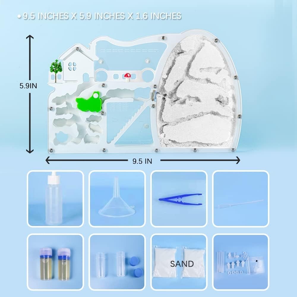 Expandable Ant Farm Castle Science Kit - 2PCS For Engaging Learning Experience