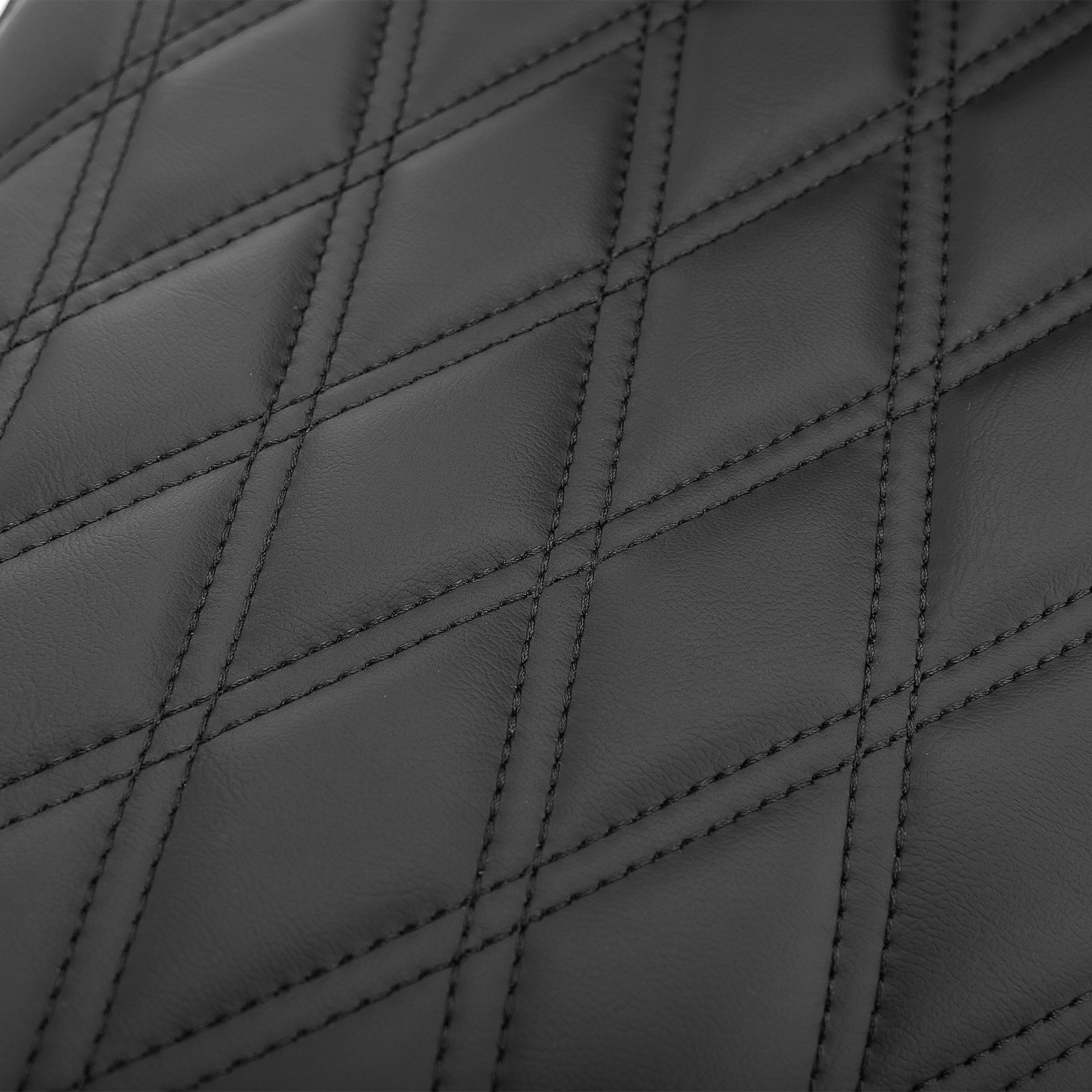 Diamond check Black Two-up Seat Fit Harley Dyna Street Bob FXDB 2006-2017