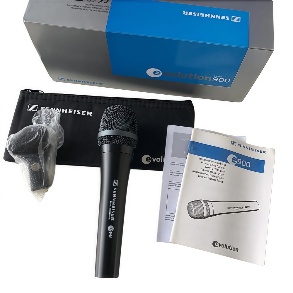 Opened e945 Wired Super Cardioid Dynamic Handheld Microphone - Early Box Version