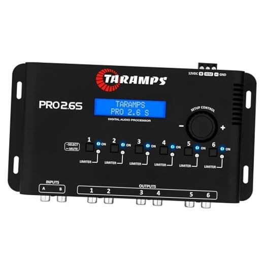 Pro 2.6S Digital Signal Processor Equalizer 3-band Graphic Equalization 6