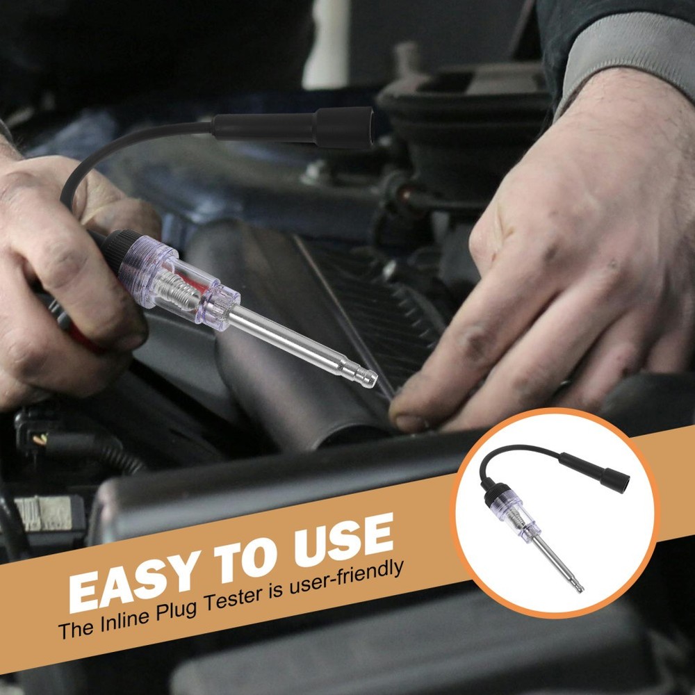 Vehicle Spark Plug Tester Automotive Ignition Tester Tool for Diagnostics
