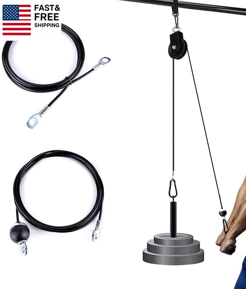 Fitness Pulley Cable,Replacement Cable Machine Accessories,Cable Pulley Attachm