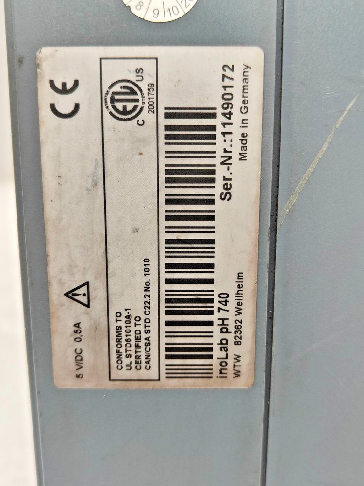 WTW Inolab pH 740 Meter