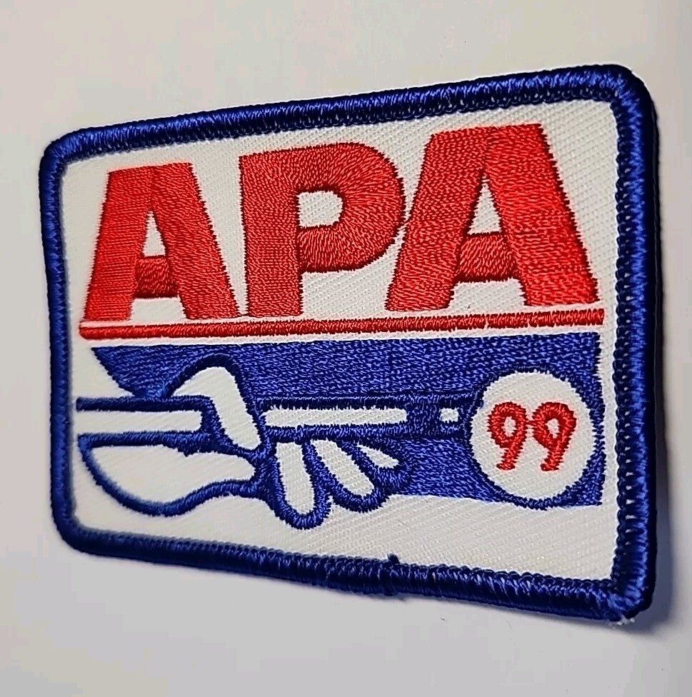 APA 1999 MEMBERSHIP PATCH AMERICAN POOLPLAYERS ASSOCIATION