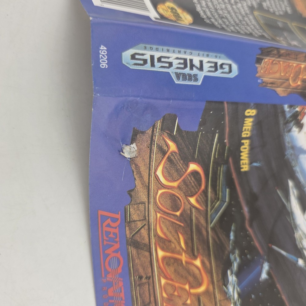 Sol Deace - Case Only - Sega Genesis - Authentic (No Game)