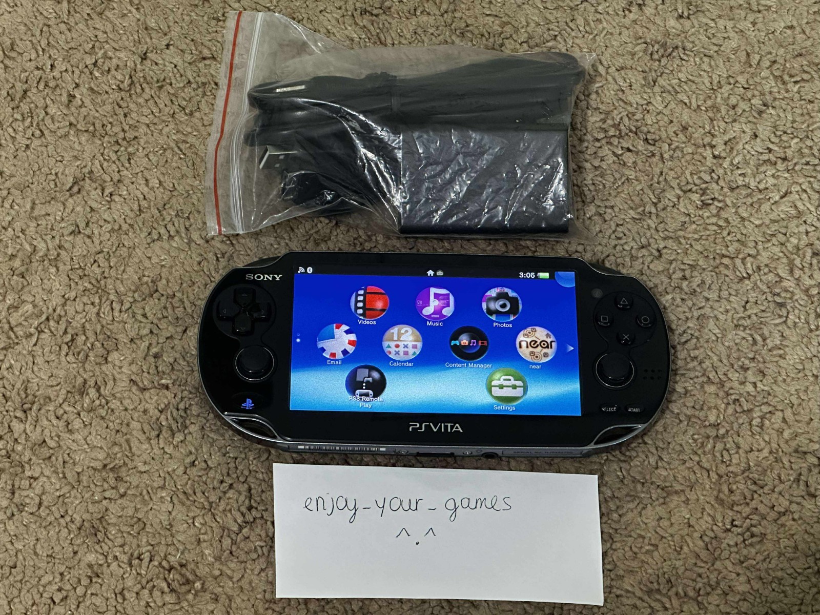 Sony PlayStation PS Vita OLED PCH-1000/1100 Black US Seller - SHIP IN 1-DAY